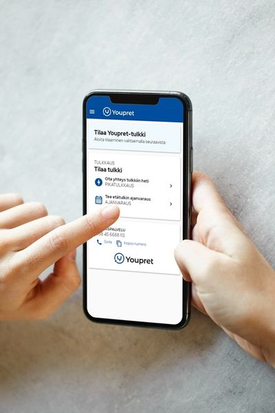 App in hand