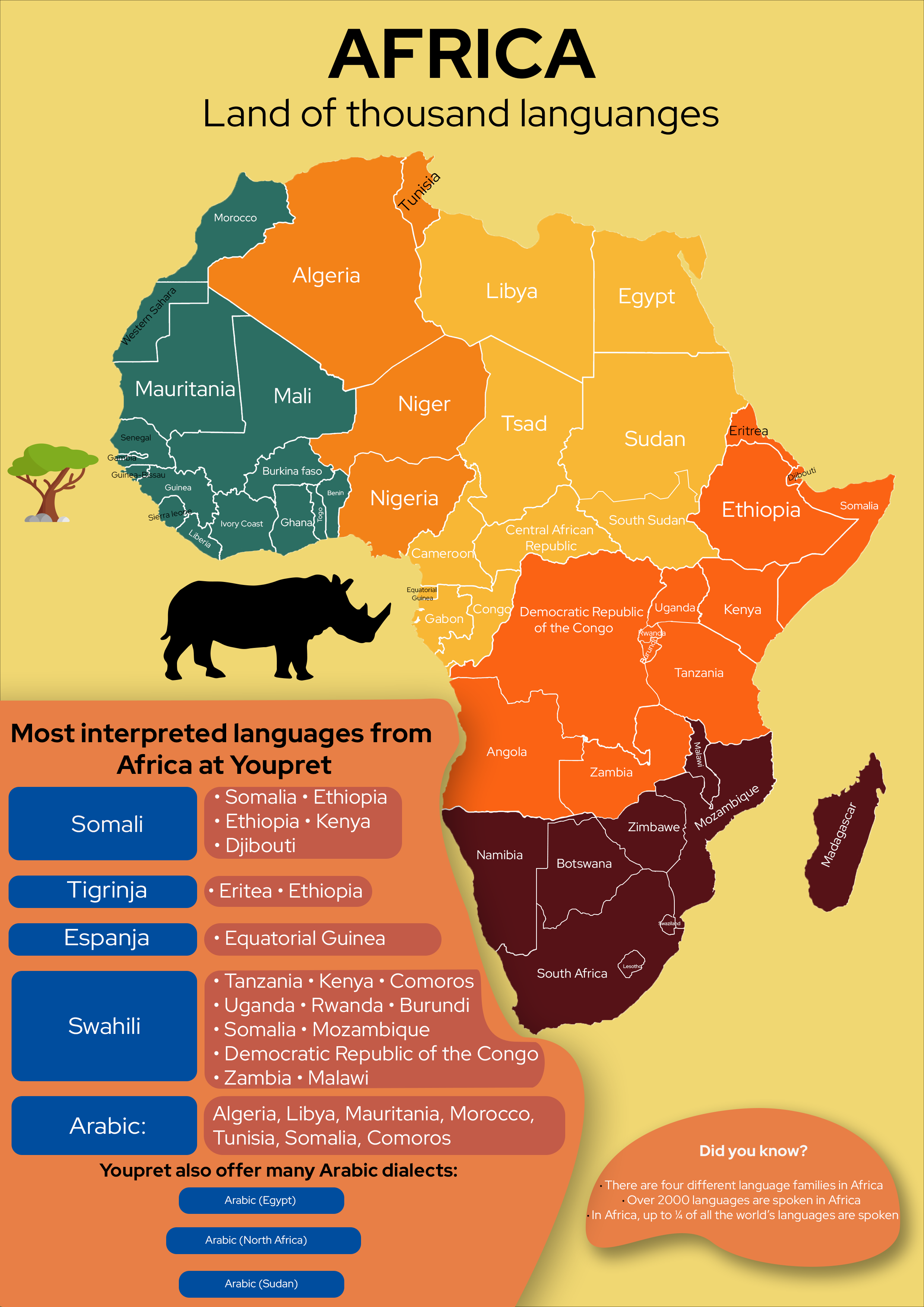 map of Africa