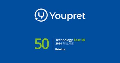 Youpret nousi Deloitten Technology Fast 50 -listalle