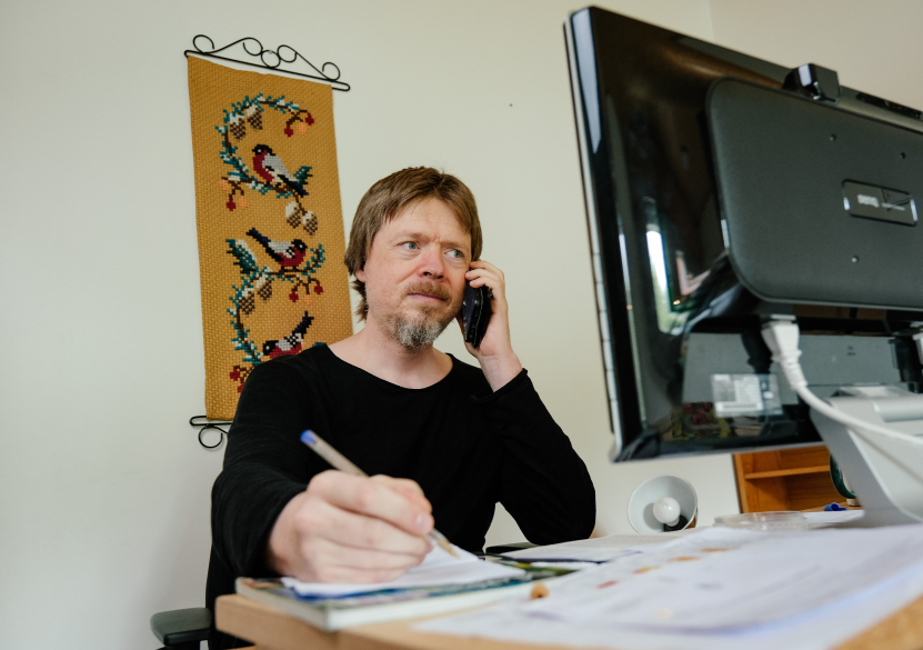 Tuomas wroking