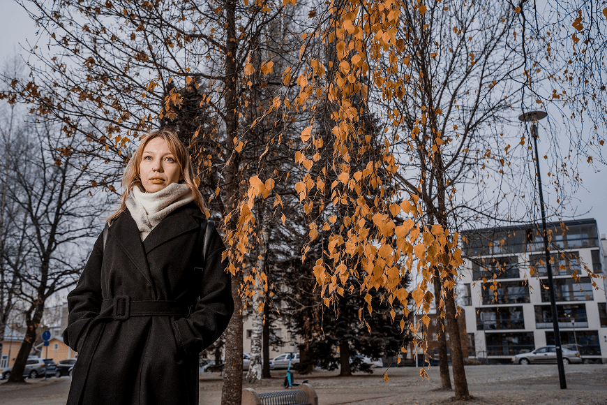Alja walking